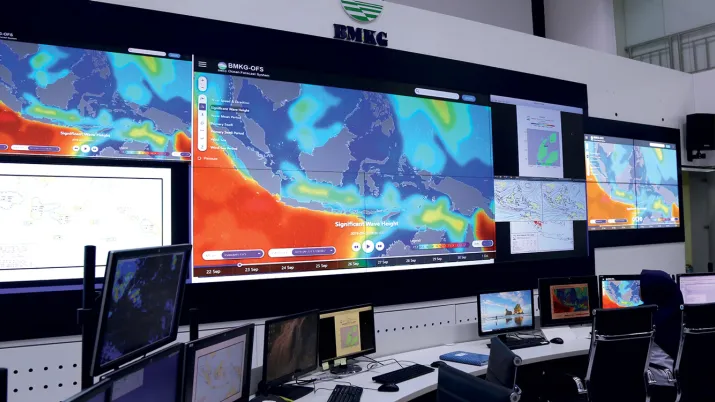 Indonésia, meteorologia marinha