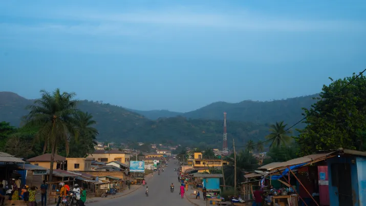 rue au Togo