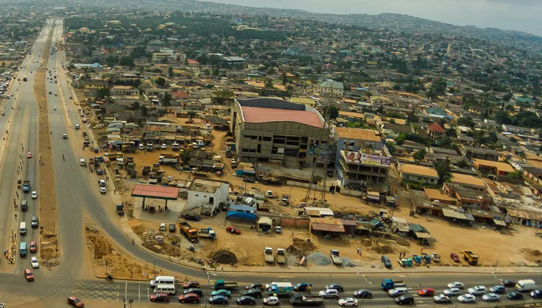 Ghana Accra vue du ciel