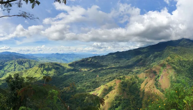 Paysage, végétation, montagnes en Papouasie Nouvelle Guinée