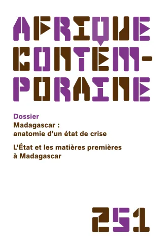 Madagascar : anatomie d'un état de crise