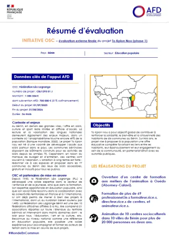 Image résumé d'évaluation