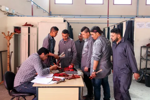 Formation professionnelle, soudure, Tunisie