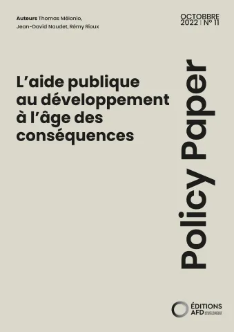 Etude AFD sur l'aide publique au développement